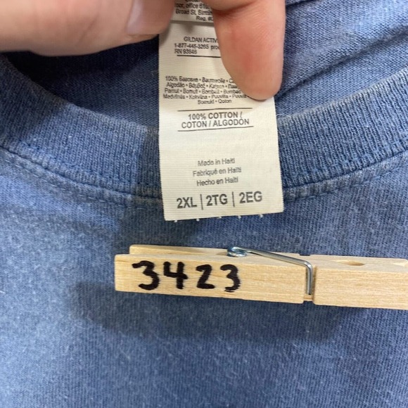 Bike Week Ocean City Maryland Graphic Tee Thrifted Vintage Style Size 2XL - Picture 11 of 11